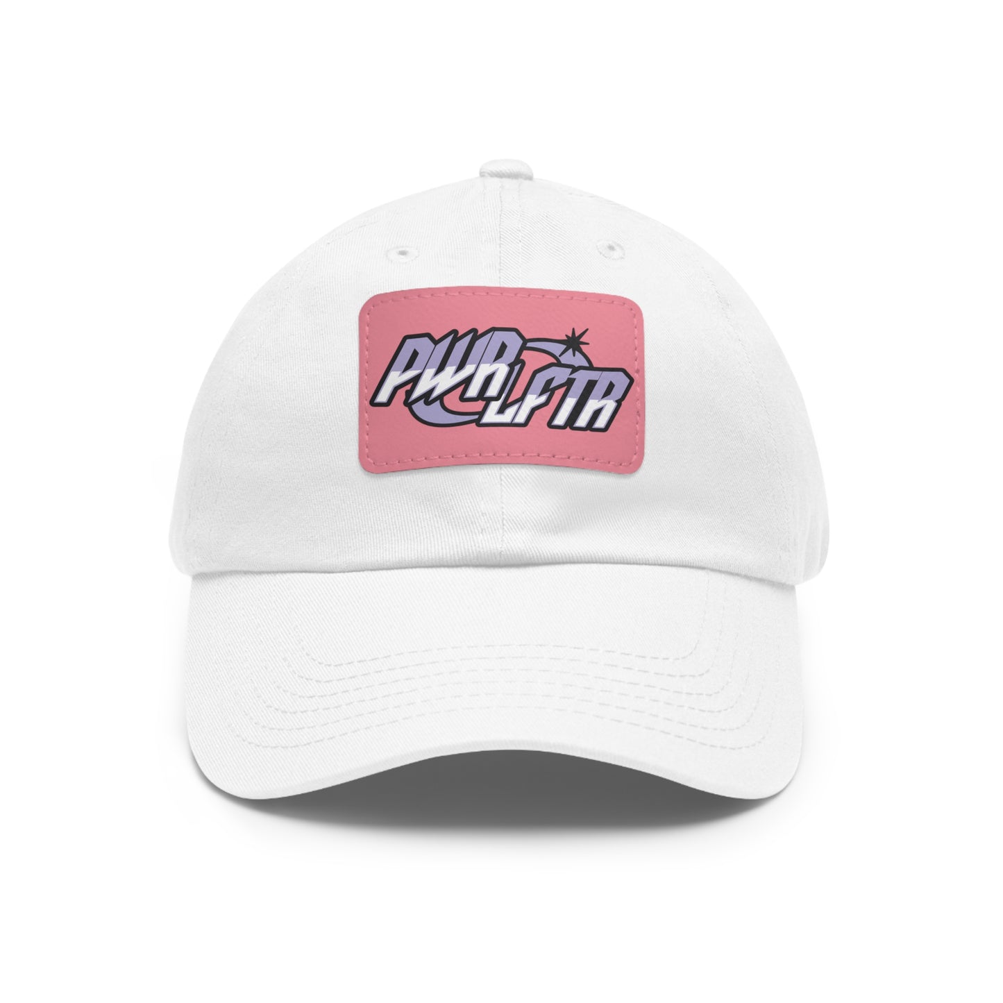 Dad Hat with Leather Patch (Rectangle)