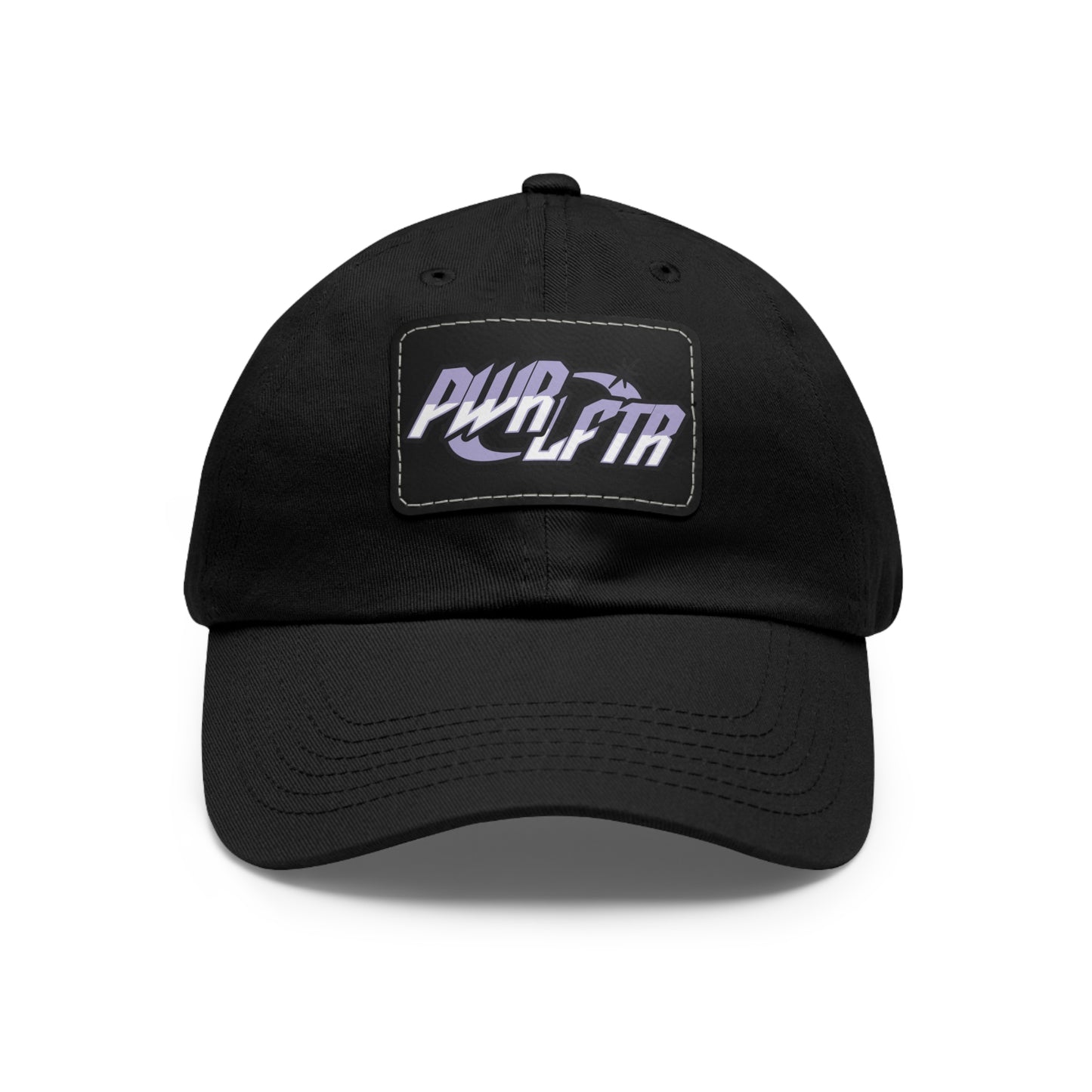 Dad Hat with Leather Patch (Rectangle)