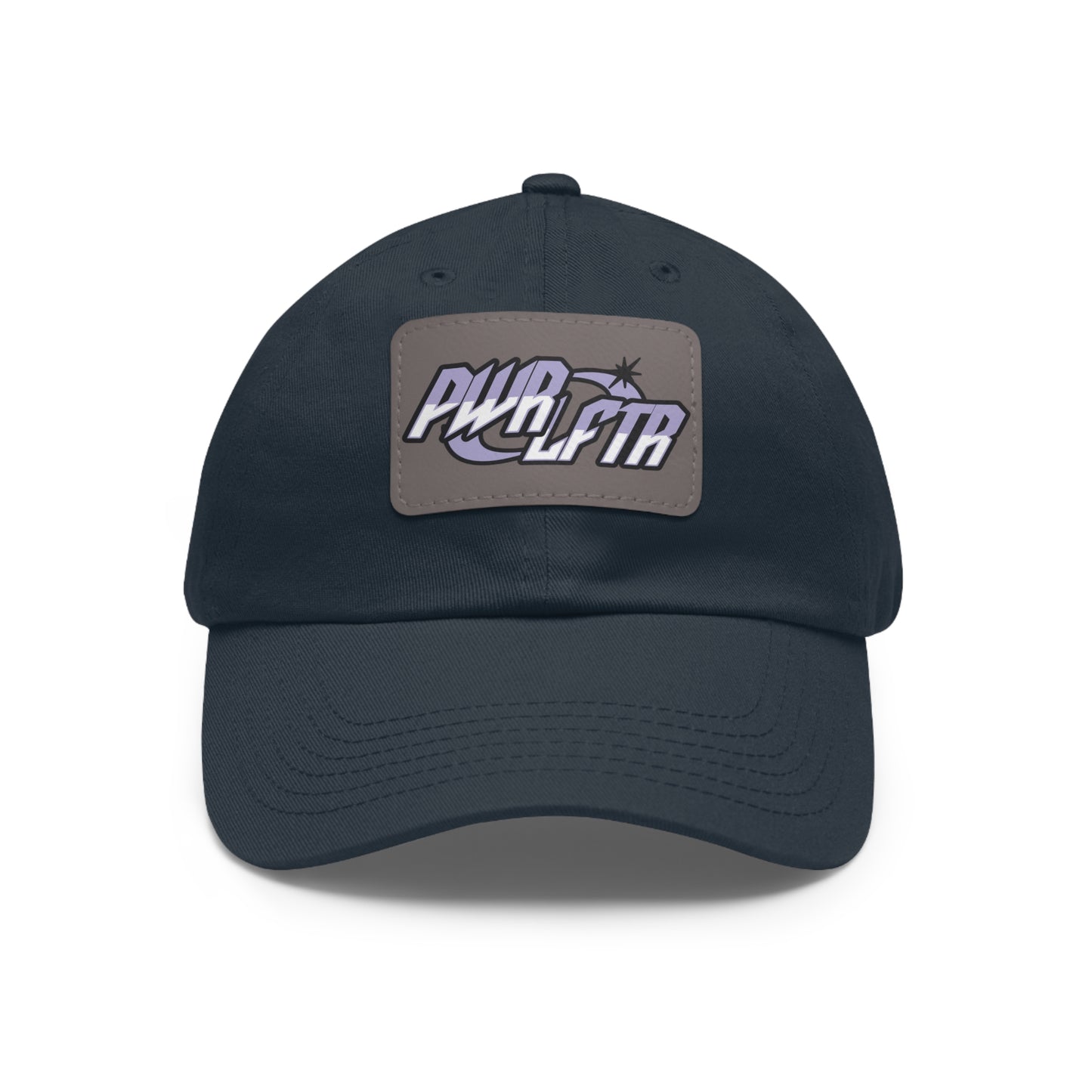 Dad Hat with Leather Patch (Rectangle)