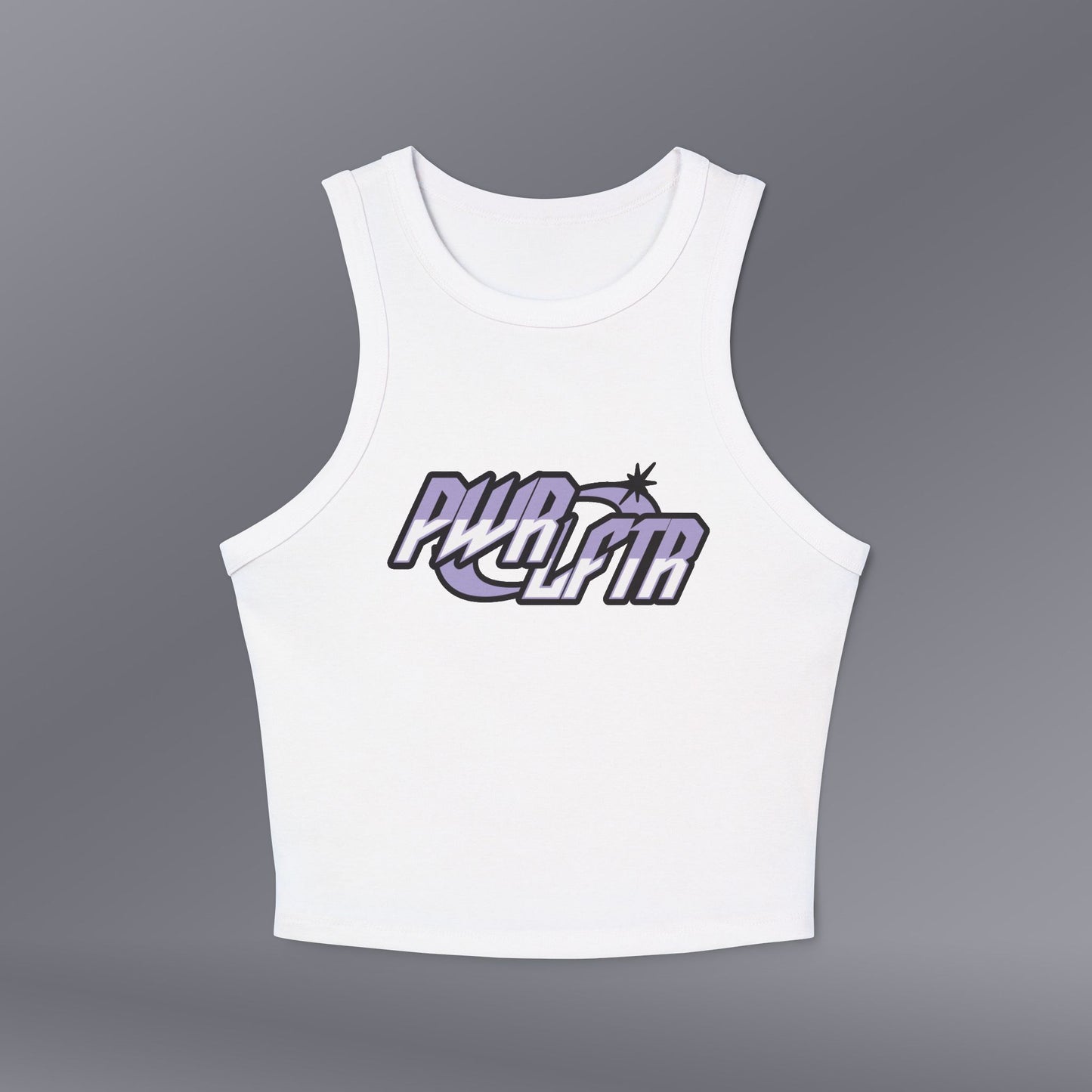 Women's Micro Rib Racer Tank Top PWR LFTR